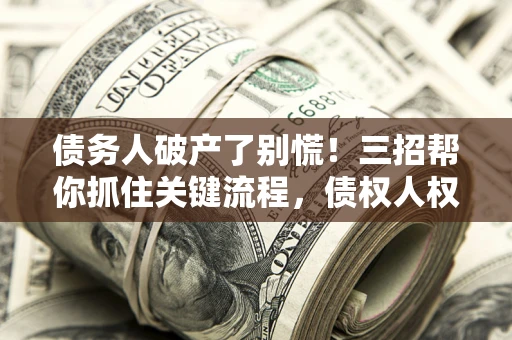 北京债务人破产了别慌！三招帮你抓住关键流程，债权人权益不再缩水